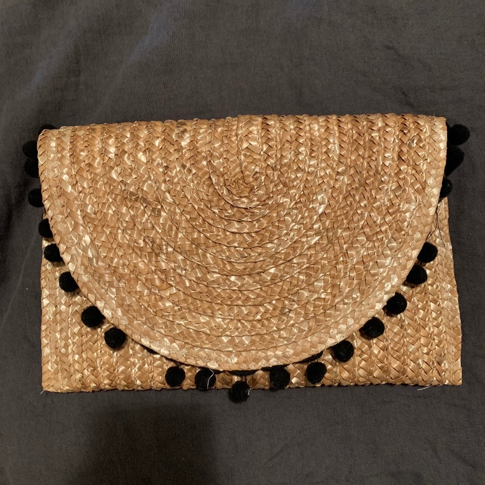 Straw Clutch Bag